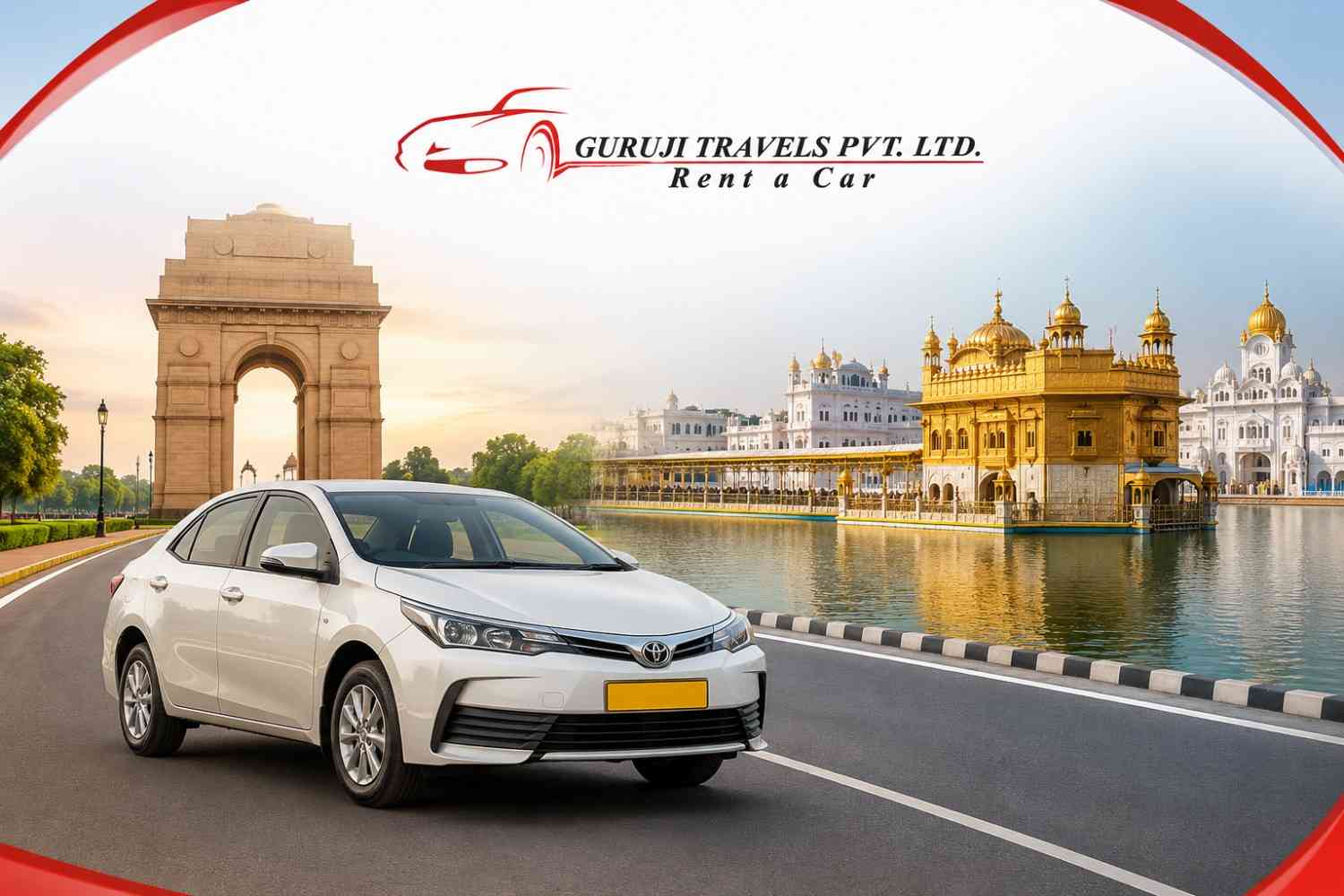 Delhi to Amritsar Taxi Service | Golden Temple Cab Booking