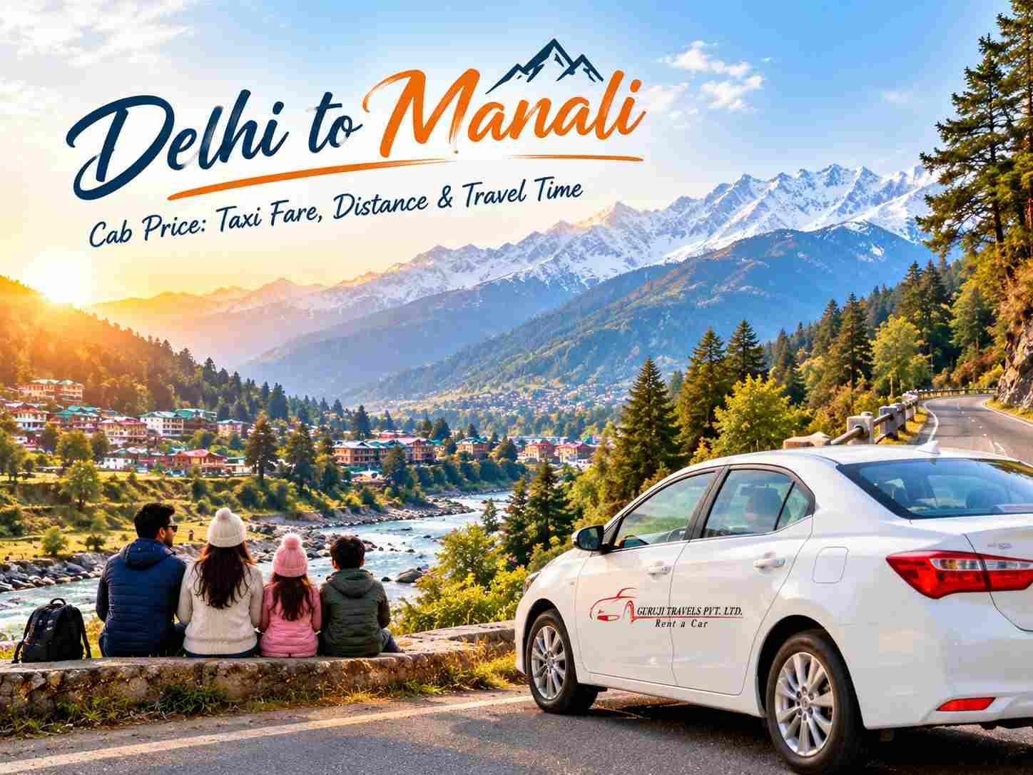 Delhi to Manali Cab Price: Taxi Fare, Distance & Travel Time