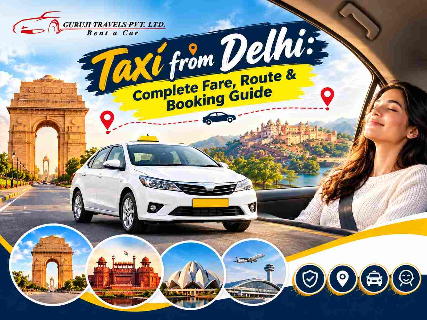 Taxi from Delhi: Complete Fare, Route & Booking Guide